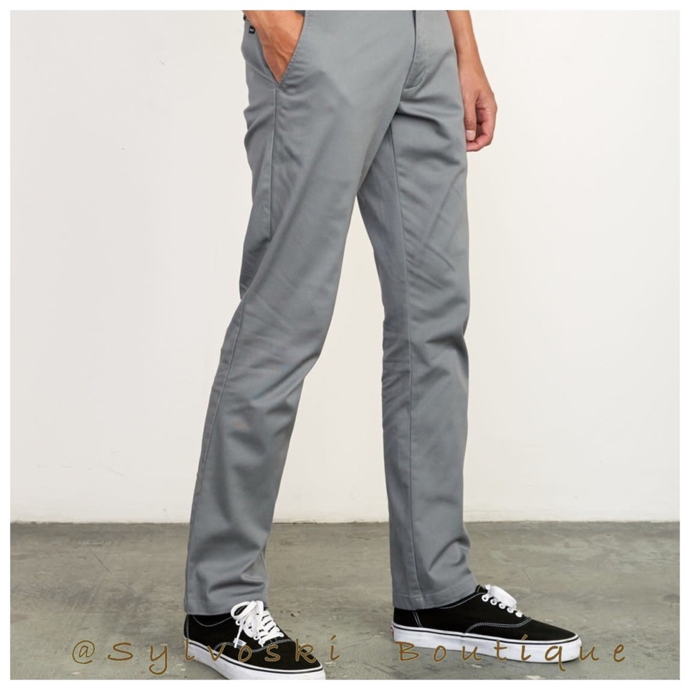 🔥RVCA DAGGERS SLIM FIT PANT NWT - Picture 2 of 4